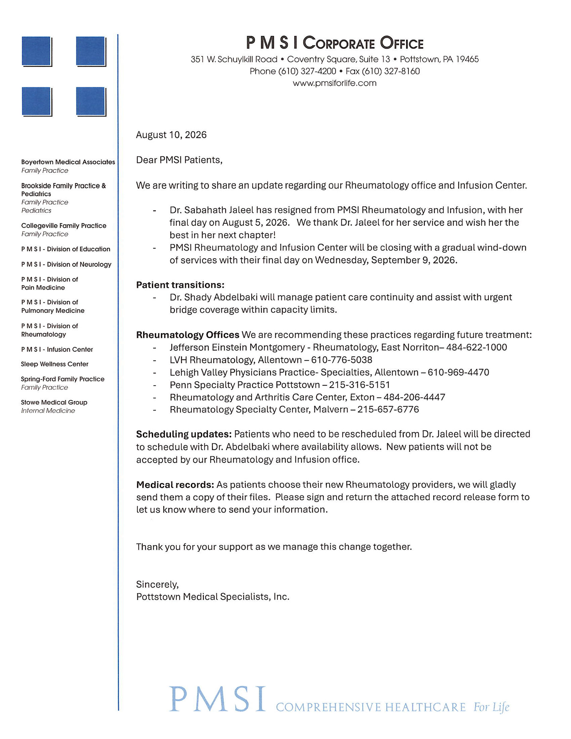 Resignation Notice